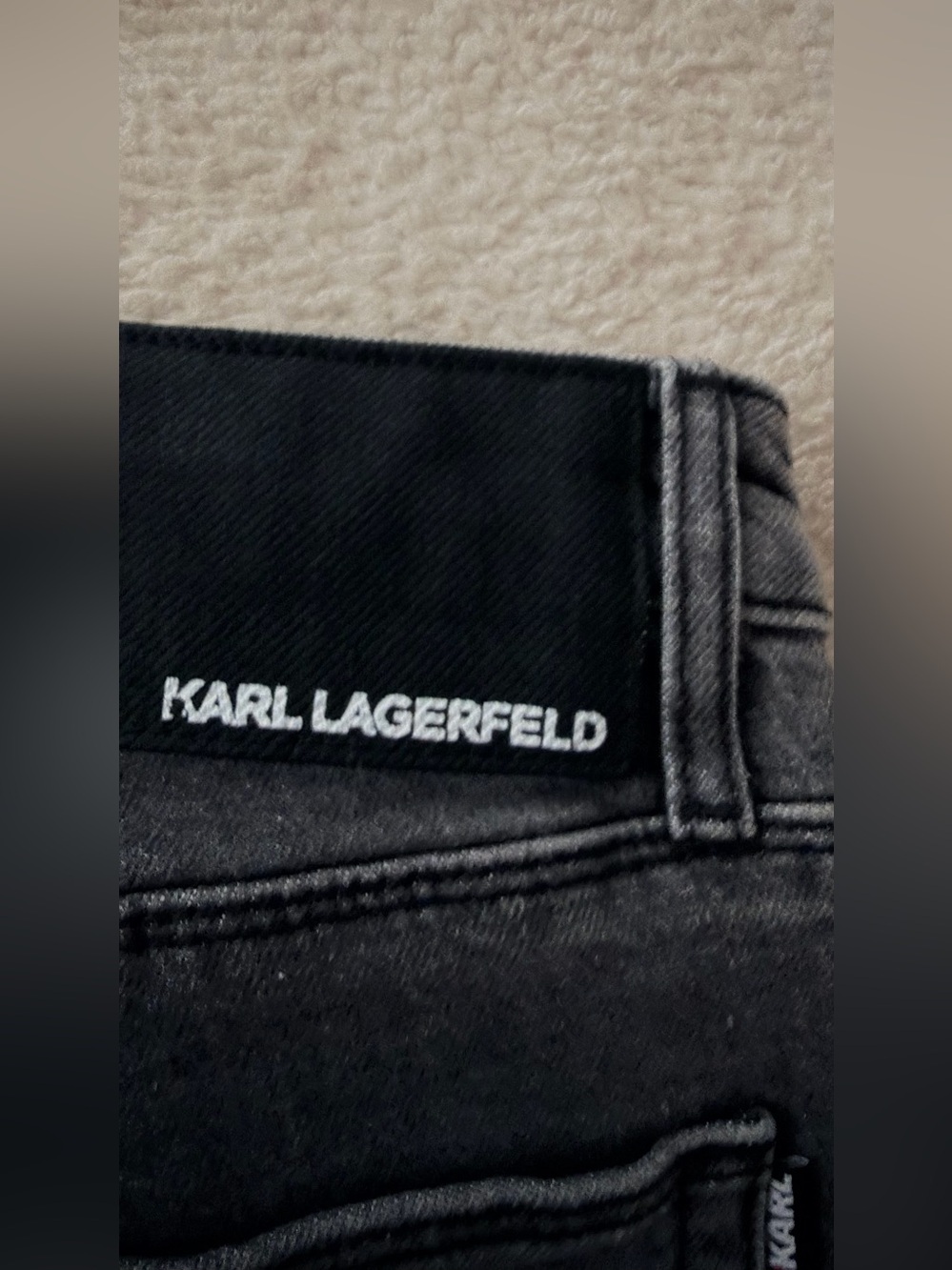 Karl Lagerfeld Black  Skinny Jeans